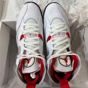 Jordan Kids Sneakers in White and Red